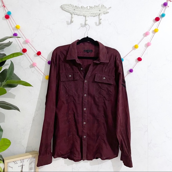 Button Down Long Sleeve Shirt Xl 